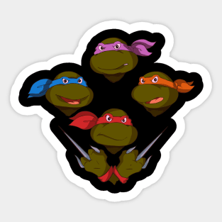 It's not a rock band, it's The Ninja Turtles. Sticker